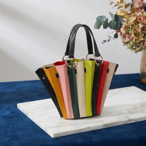 "Florence" Πολύχρωμη Designer Τσάντα Χειρός